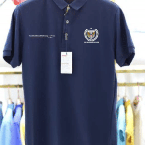 President Trump Polo Golf Presidential Shirt Blue